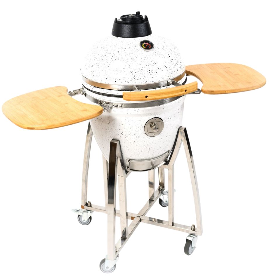 Kamado 18 Glossy Blanco/Negro