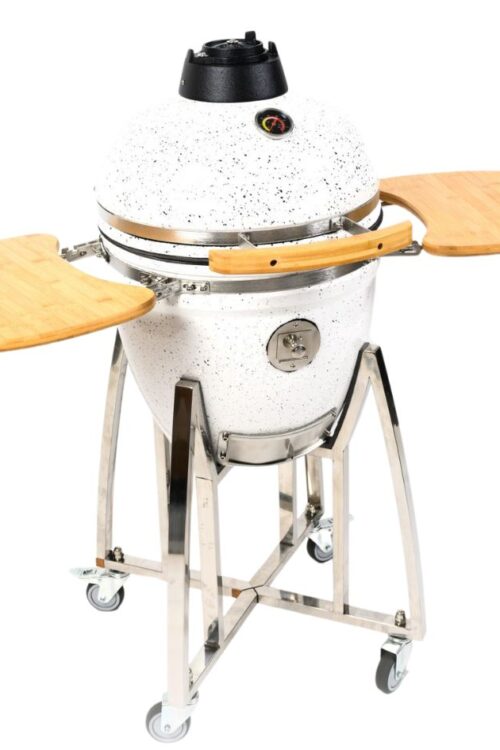 Kamado 18 Glossy Blanco/Negro